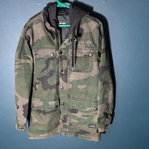 Empyre Green Camo Military Jacket